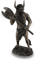 Veronese Design Bronze Finished Minotaur with Labrys Statue Greek Mythology