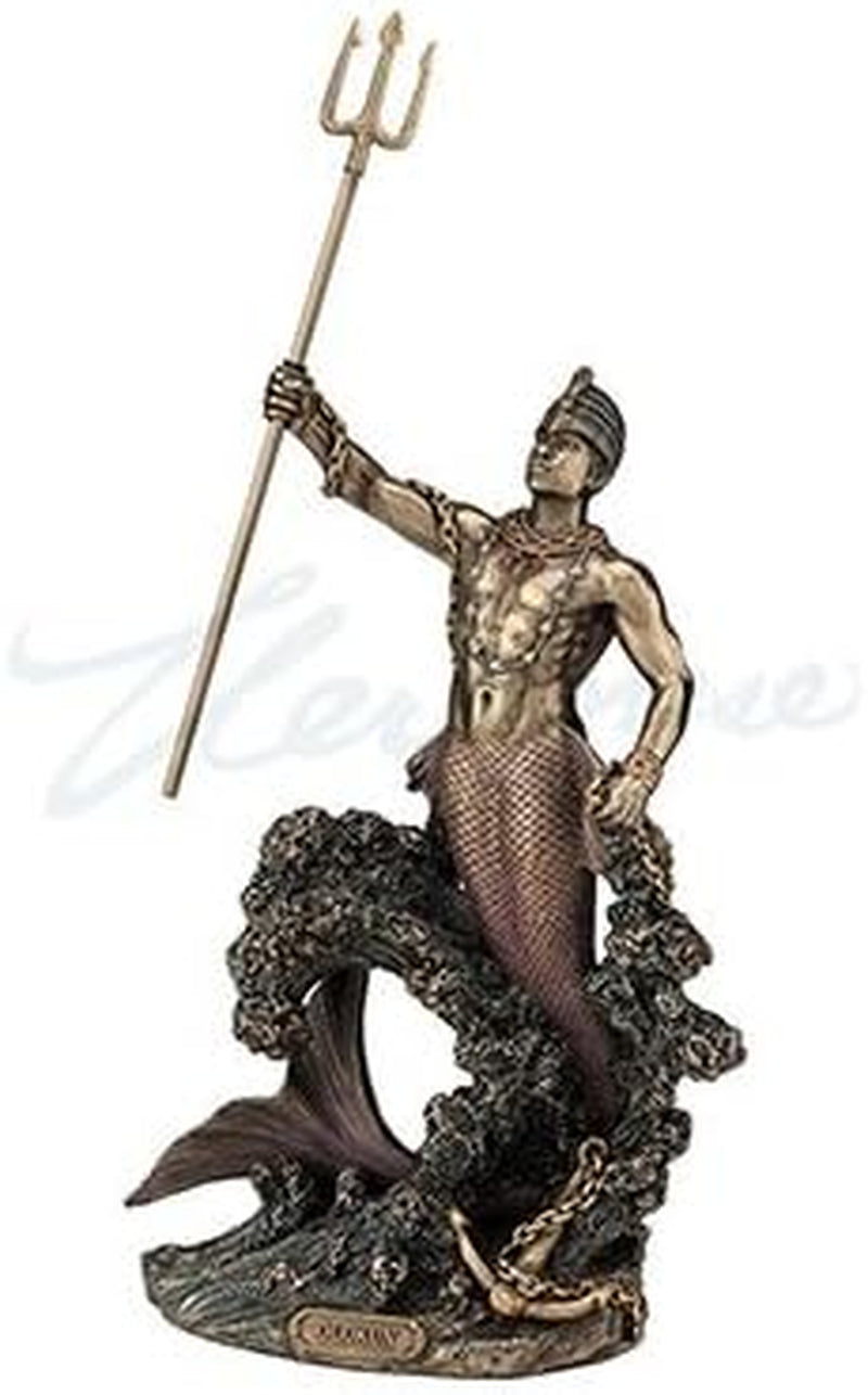 s WU76826A4 Olokun Owner of the Deep Sea Sculpture - Bronze