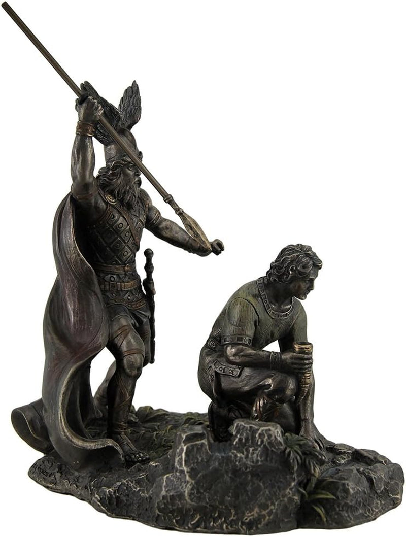 Veronese Design Nibelungenlied Siegfried'S Tod Hagen Killing Siegfried Bronze Finish Statue
