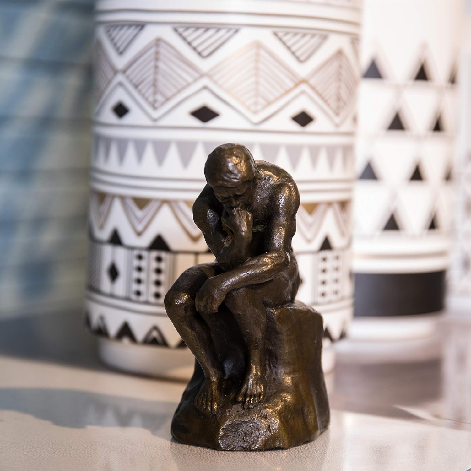 The Thinker Statues Bronze Sculptures Home Decor Figurines TPE-185B