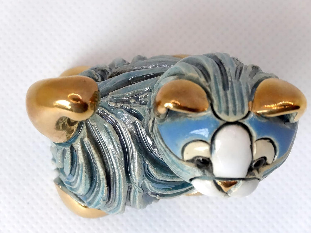 Handmade Sculpted Ceramic Mini Cat Figurine Collection M05 - the Minis