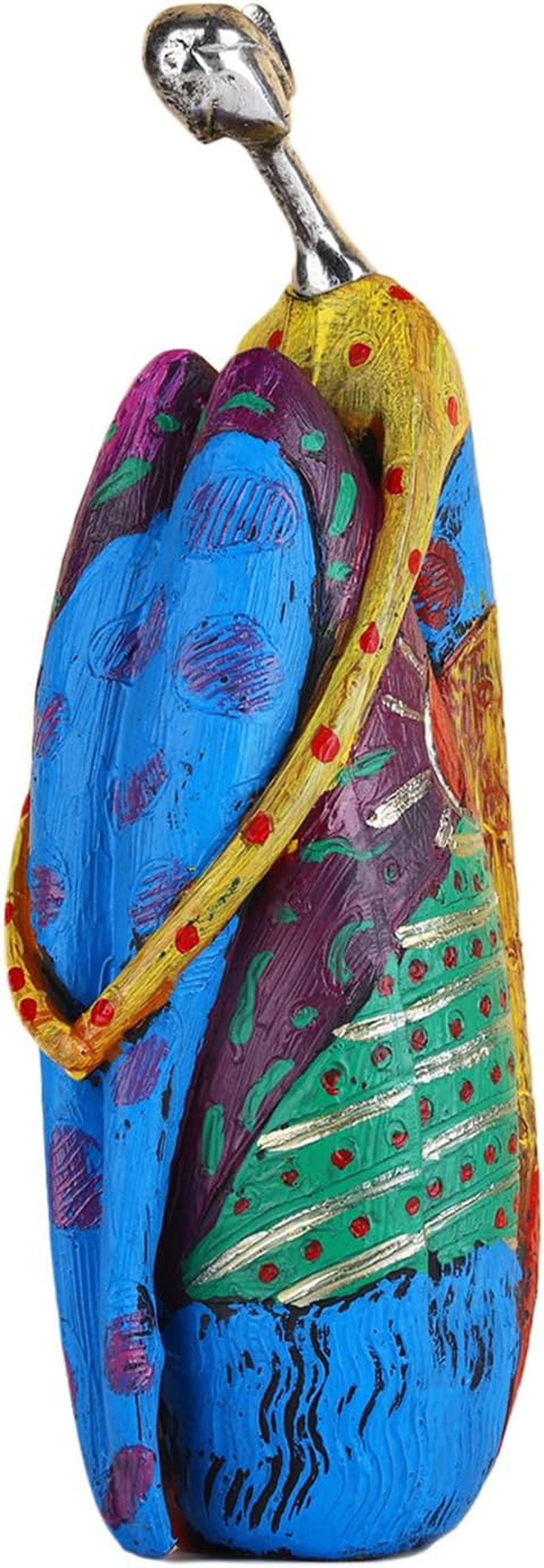 Colorful Abstract Women Figurines Sculptures Home Decor for Shelves Yoga Pose Art Statue Modern Home Decoration Living Room Zen Decor Tables Ornaments (Grace)
